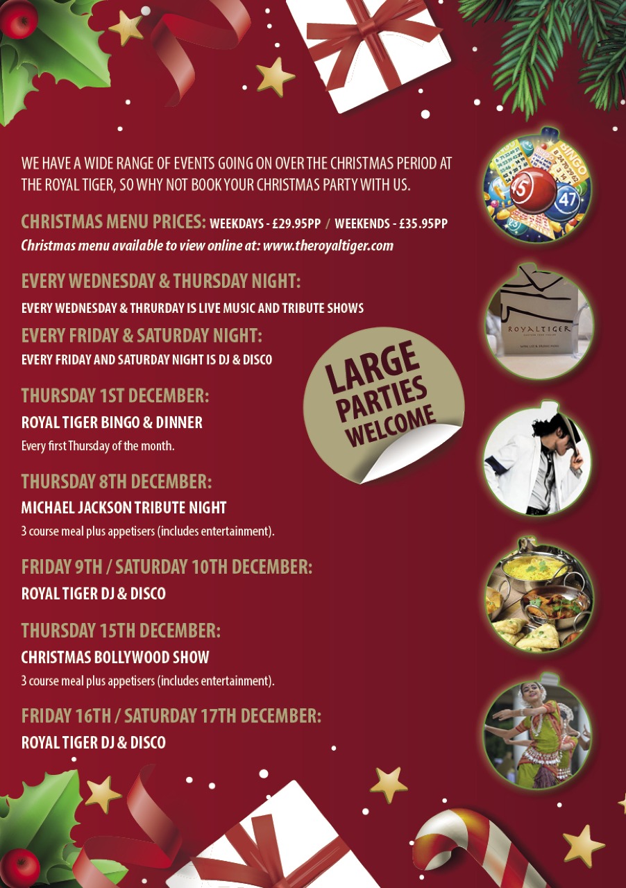 Christmas Season To The Royal Tiger UK